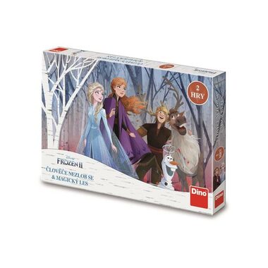 DINO Frozen: Človeče nehnevaj sa a magický les - Detská hra / Dĺžka hry: 30 min. / Počet hráčov: 2-4 / od 5 rokov