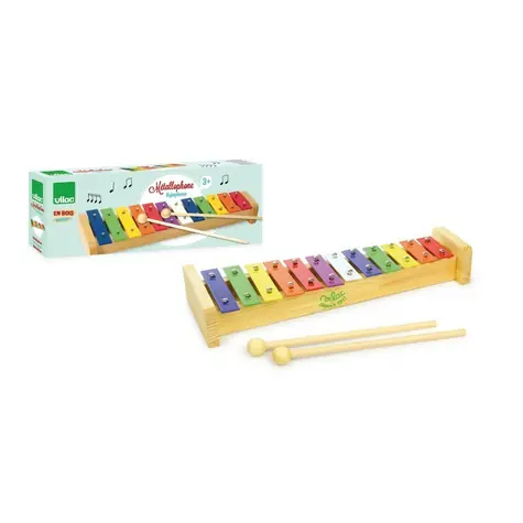 Vilac Kovový xylofón / od 3 rokov