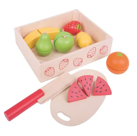 Bigjigs Toys Krájacie ovocie v krabičke / od 18 mesiacov