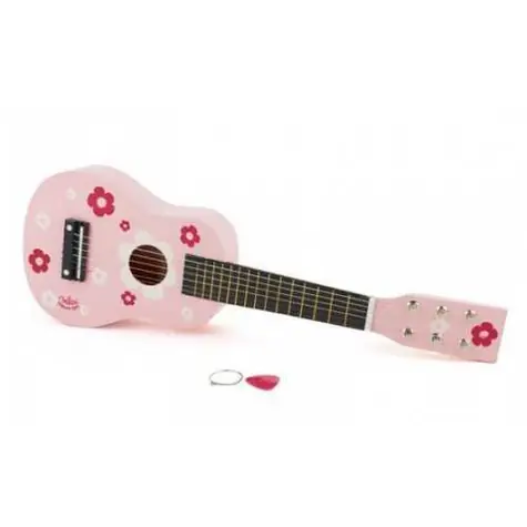 Vilac Gitara ružová s kvetmi / od 3 rokov