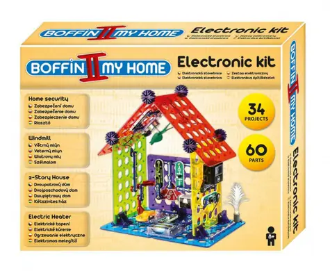 Boffin II Môj Dom / 60 súčiastok / 34 projektov / od 8 rokov