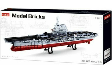 Sluban Modely M38-B0698 Lietadlová loď / LEGO - kompatibilný / Počet figúrok|dielikov: 0|1636 / od 10 rokov