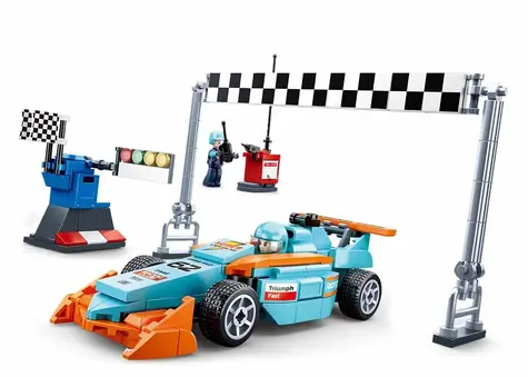 Sluban Racing Team M38-B0762 Formula malá / Lego - kompatibilný / Počet figúrok|dielikov: 2|201 / od 6 rokov