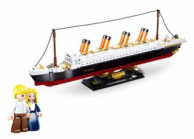 Sluban Model Bricks M38-B0835 Titanic stredný / LEGO - kompatibilný / Počet figúrok|dielikov: 2|481 / od 6 rokov
