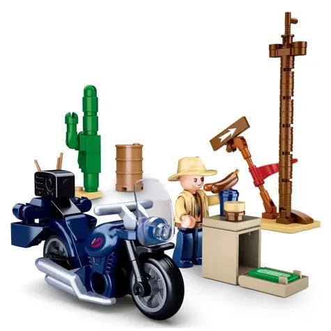 Sluban Town Motorky M38-B0717F Motorkár na výlete / LEGO - kompatibilný / Počet figúrok|dielikov: 1|73 / od 6 rokov