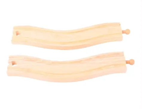 Bigjigs Rail Oblúkové koľaje 22cm 2ks / od 3 rokov