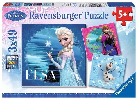 Ravensburger Elsa, Anna &amp; Olaf / 49 dielikov / od 5 rokov