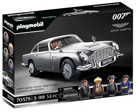Playmobil® 70578 James Bond Aston Martin DB5 - Goldfinger Edition / Počet dielikov: 54 / od 5 rokov