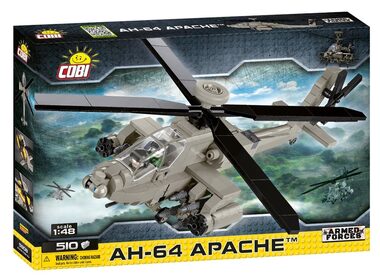 COBI 5808 Armed Forces AH-64 Apache americký vrtuľník / 510 dielov / 1:48 / od 6 rokov