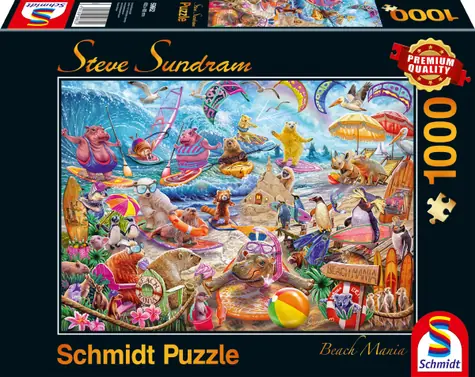 Schmidt Puzzle Plážová mánia / 1000 dielikov / od 12 rokov