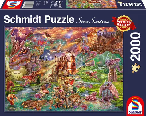 Schmidt Puzzle Dračí poklad / 2000 dielikov / od 12 rokov