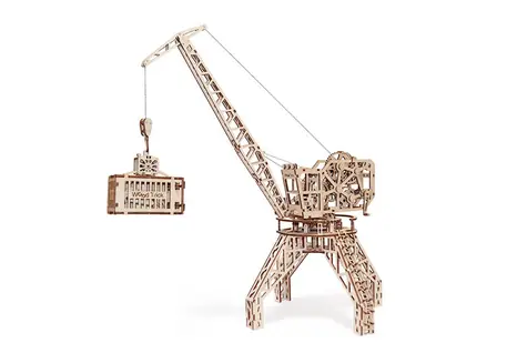 Wood Trick 3D mechanické puzzle - Žeriav / 172 dielov / od 14 rokov / Obtiažnosť: stredná