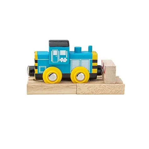 Bigjigs Rail Drevený vláčik Shunter / od 3 rokov