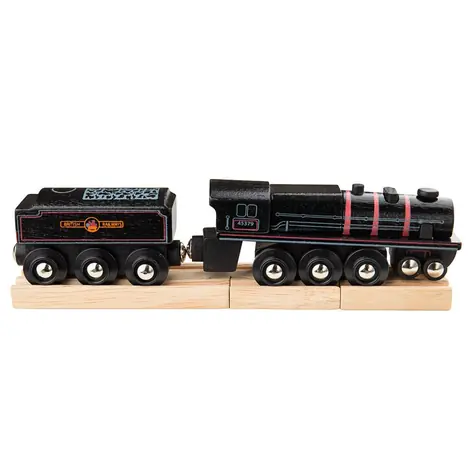 Bigjigs Rail Drevená replika lokomotívy Black 5 engine / od 3 rokov
