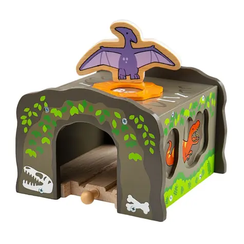 Bigjigs Rail Dinosaurie tunel T-Rex / od 3 rokov