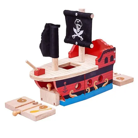 Bigjigs Rail Pirátska galéra / od 3 rokov