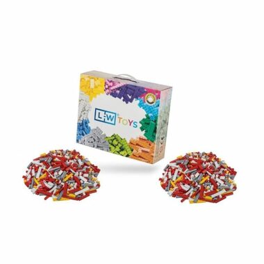 LW Toys Hasičský set (ľahký + ťažký) / Lego- kompatibilný / 2000 dielikov 