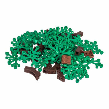 LW Toys Kreatívny set stromy / Lego- kompatibilný / 50 dielikov 