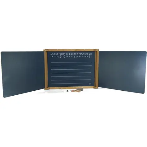 Jeujura Drevená trojkrídlová multifunkčná tabuľa 156x43 cm s príslušenstvom / od 3 rokov