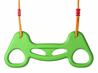 Woody Hojdacie kruhy plast - zelená / nosnosť: 80 kg / od 3 rokov