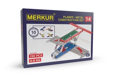 Merkur 014 Lietadlo / 130 dielov / 10 modelov / od 5 rokov