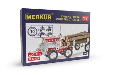 Merkúr 017 Kamión / 202 dielov / 10 modelov / od 6 rokov
