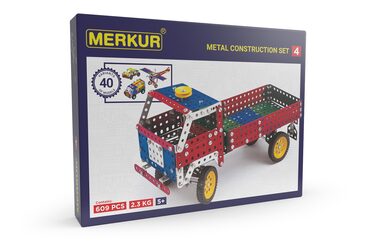 Merkúr 4 stavebnice / 609 dielov / 40 modelov / od 5 rokov
