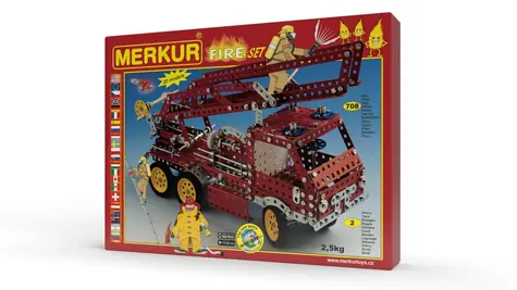 Merkur Fire Set / 708 dielov / 20 modelov / od 5 rokov