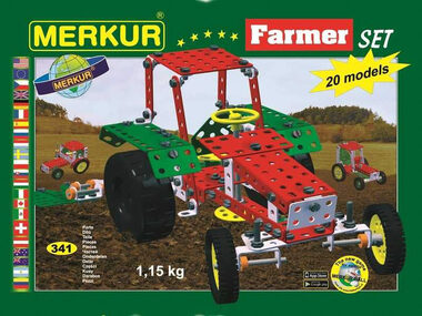 Merkúr Farmer Set / 341 dielov / 20 modelov / od 6 rokov