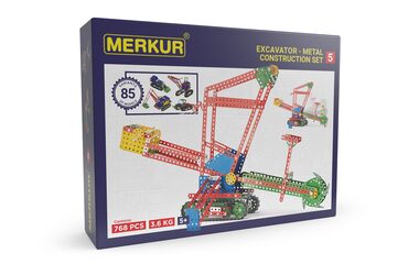 Merkúr 5 stavebnice / 768 dielov / 80 modelov / od 5 rokov
