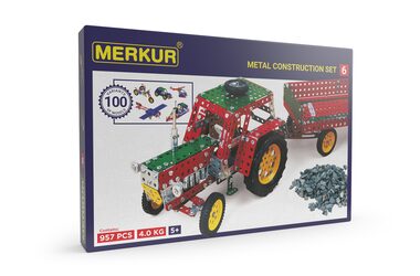Merkúr 6 stavebnice / 957 dielov / 100 modelov / od 5 rokov