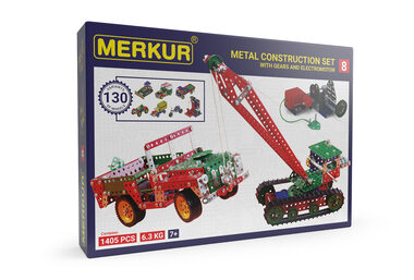 Merkúr 8 stavebnice / 1405 dielov / 130 modelov / od 7 rokov