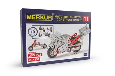 Merkúr 011 Motocykel / 230 dielov / 10 modelov / od 5 rokov