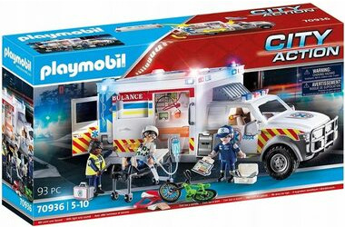 Playmobil® City Action 70936 Záchranná služba: US Ambulancia / Počet dielikov: 93 / od 5 rokov