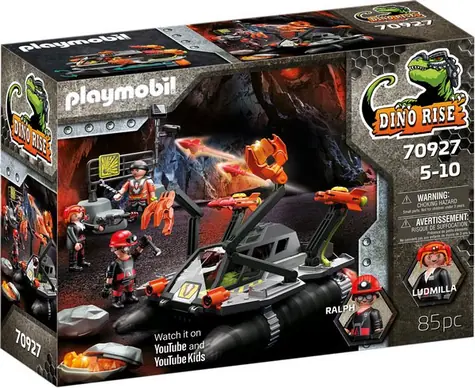 Playmobil® Dino Rise 70927 Comet Corp. Demolačné stroj / Počet dielikov: 85 / od 5 rokov