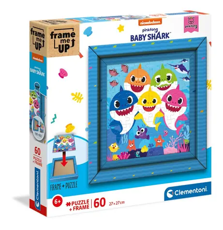 Clementoni PUZZLE Frame me up - Baby Shark / 60 dielikov / od 6 rokov