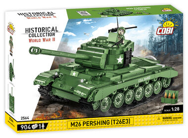 Cobi 2564 Americký tank M26 Pershing T26E3 / 1:28 / 904 kociek / od 10 rokov 