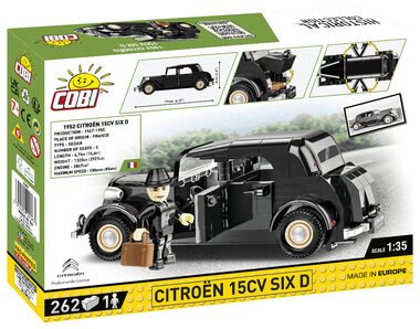 Cobi 2267 Klocki Citroen 15CV SIX D / 1:35 / 262 kociek / od 7 rokov 