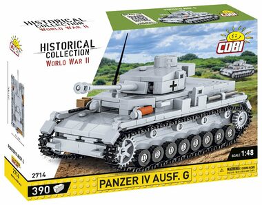 Cobi 2714 Nemecký stredný tank Panzer IV Ausf.G / 1:48 / 390 kociek / od 7 rokov