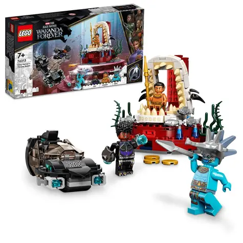 LEGO® MARVEL 76213 Trónová sála kráľa Namora / Počet dielikov: 355 / od 7 rokov