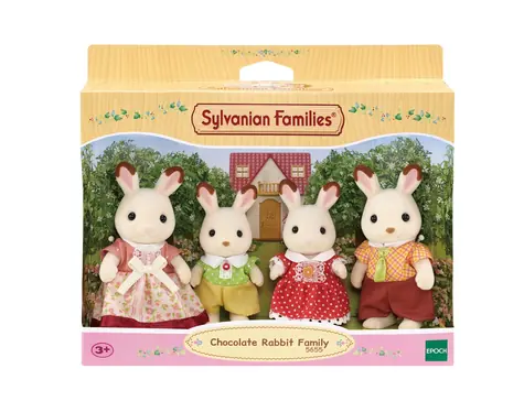 Sylvanian Families Rodina ''chocolate'' králikov - nová / od 3 rokov