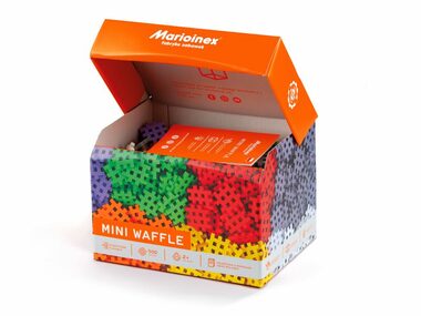 Marioinex-mini waffle / stavebnica / 500 dielikov / pre deti od 2 rokov