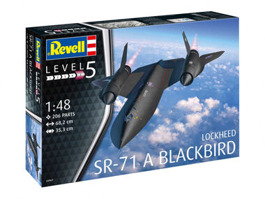 Revell Lockheed SR-71 Blackbird / Plastikový model / 1:48 / 206 dielov / Obtiažnosť 5 / od 13 rokov