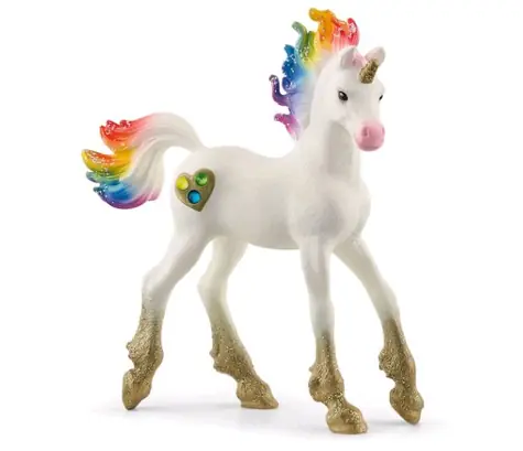Schleich Bayala - 70727 Jednorožec žriebä srdiečkové dúhové / od 3 rokov