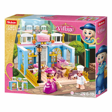 Sluban Girls Dream Village M38-B0873 Dobová pekáreň / LEGO - kompatibilná / Počet figúrok|dielikov: 2|199 / od 6 rokov