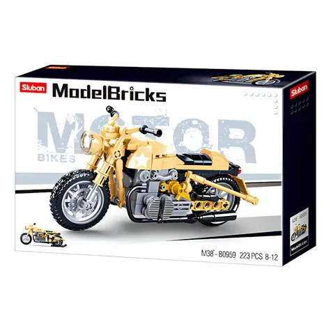 Sluban Model Bricks M38-B0959 Armádna motorka / LEGO - kompatibilná / Počet figúrok|dielikov: 0|223 / od 8 rokov