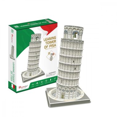 CubicFun Puzzle 3D Šikmá veža / 27 dielov / 25.1 x 14.3 x 14.3 cm / od 6 rokov