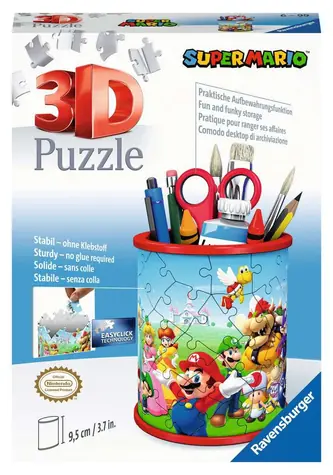 Ravensburger 3D Puzzle Stojan na ceruzky - Super Mario / 54 dielov / 18 x 4 x 13.2 cm