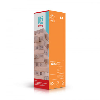 Albi Veža s číslami / Dĺžka hry: 15 minút / Počet hráčov: 2 / od 6 rokov