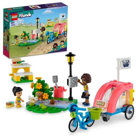 LEGO® Friends 41738 Záchrana psíka na bicykli / Počet dielikov: 125 / od 6 rokov